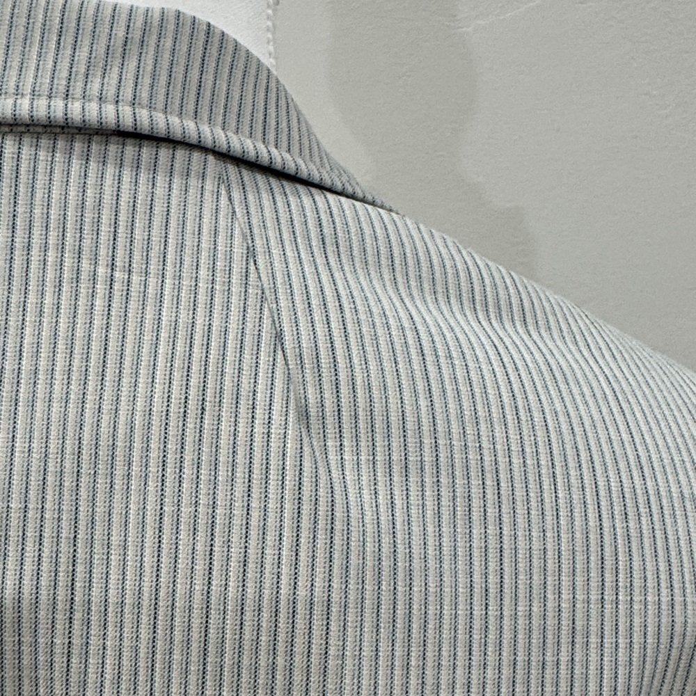 Tommy Hilfiger Light Blue/Green  Pinstripe Blazer - Picture 6 of 13